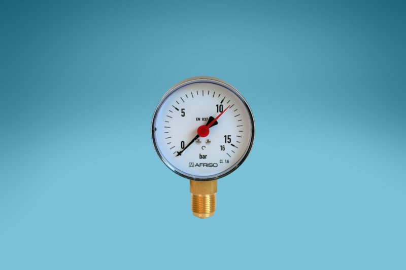 Manometer radial 1/2