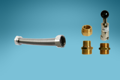 Tubes ondulés en inox et accessoires