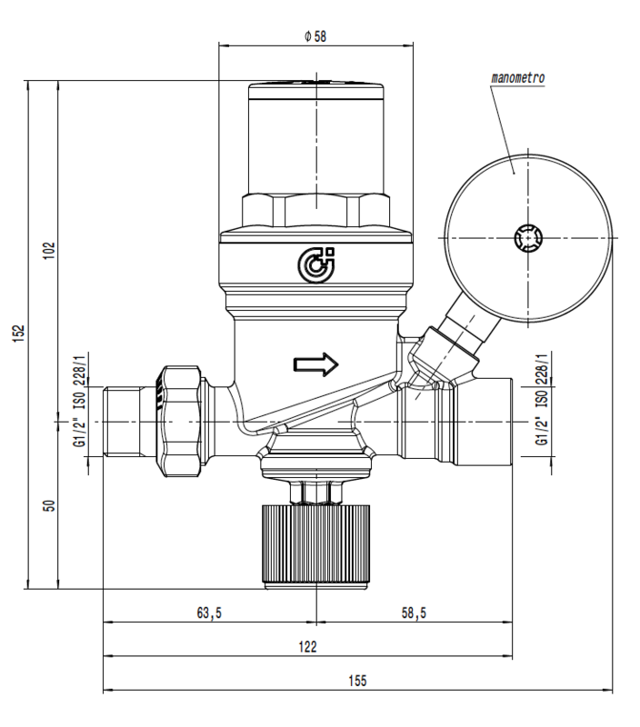 Füllarmatur CAF 553