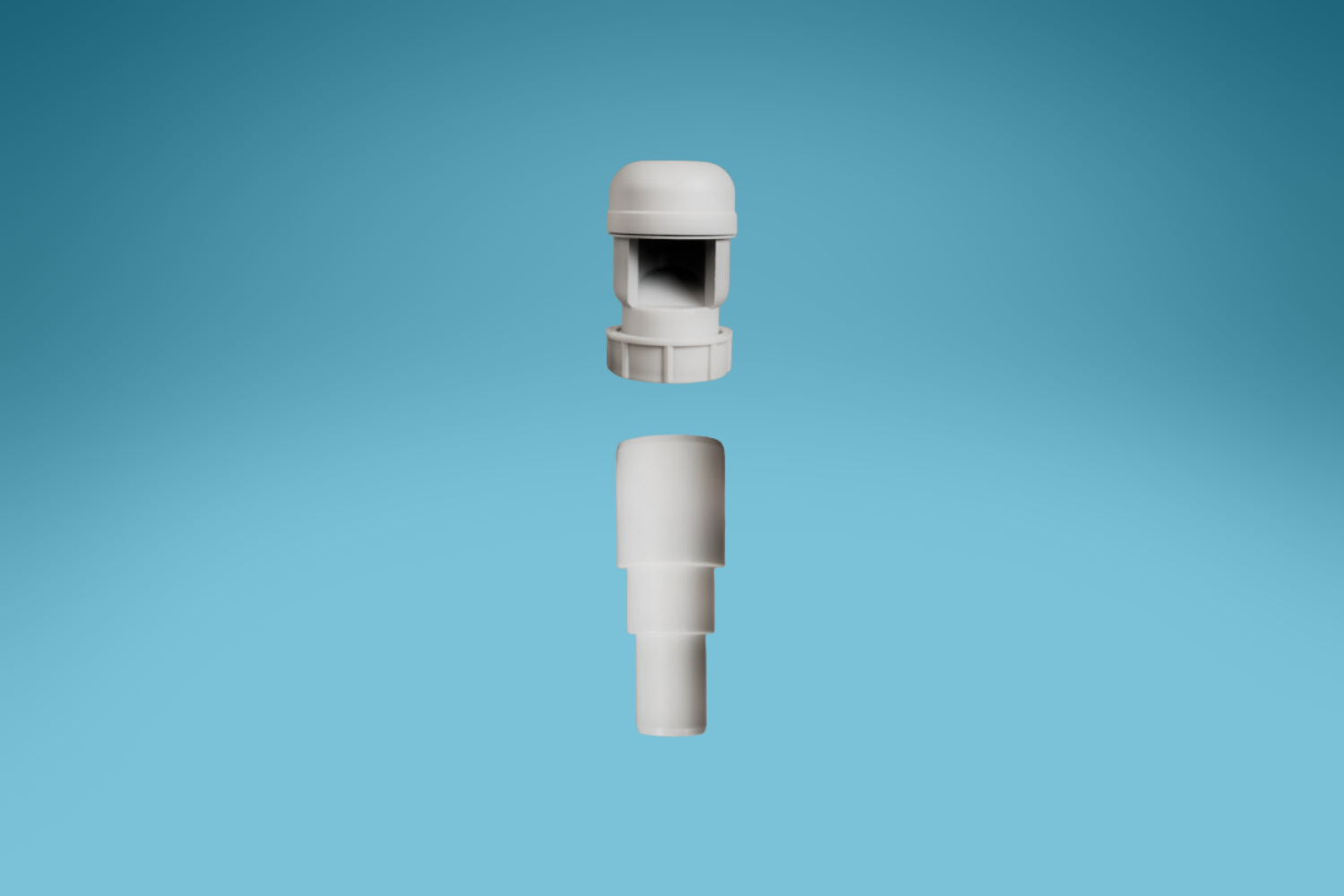 Ventouse pour écoulement, L: 97x55 mm & Ø 40 mm