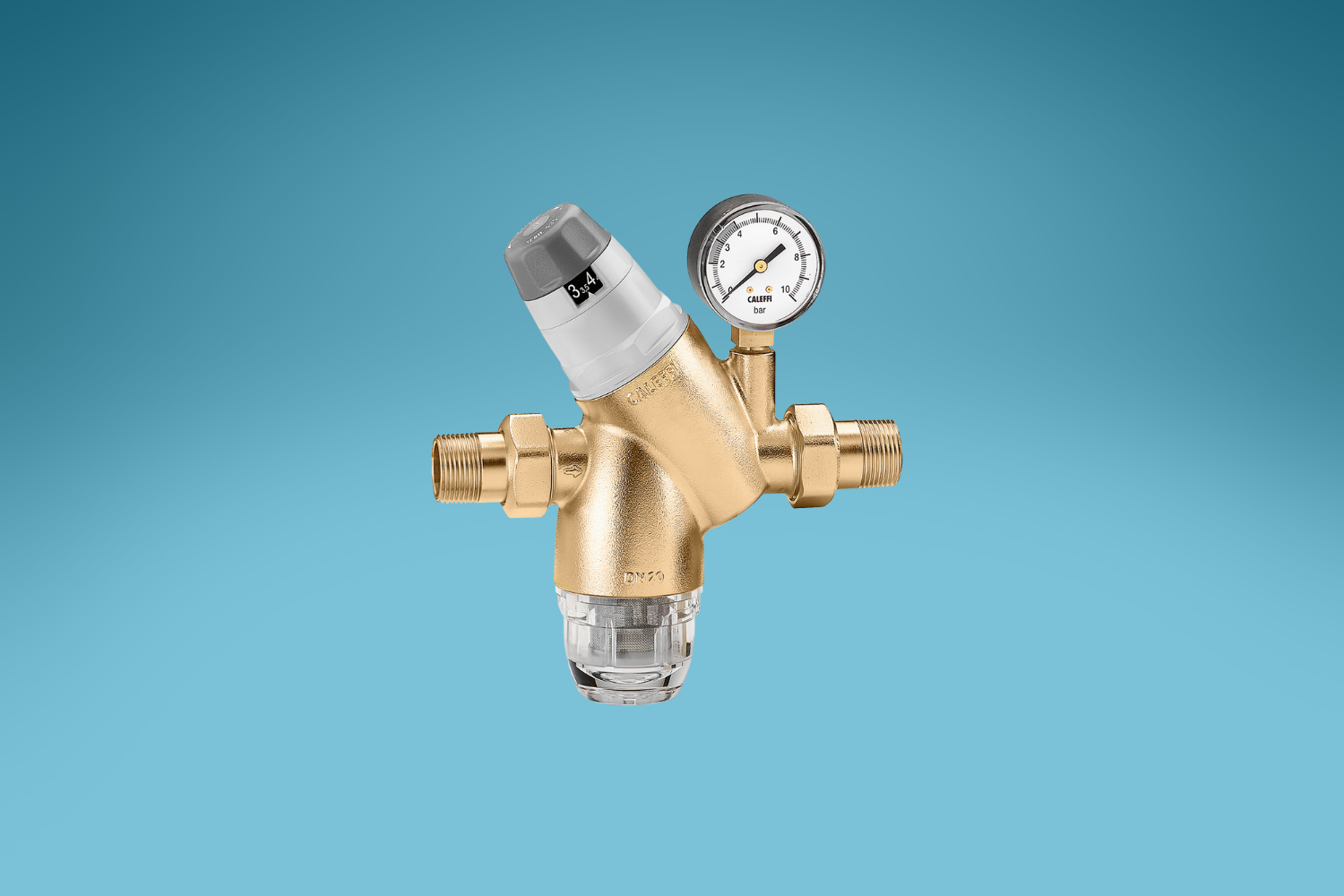 Réducteur de pression Caleffi 5351, Ø 3/4", L: 110 mm