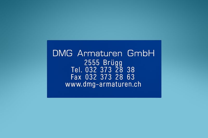 Bezeichnungsschild Simplex 200 x 100 mm