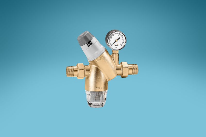 Réducteur de pression Caleffi 5351 , Ø 1/2", L: 105 mm