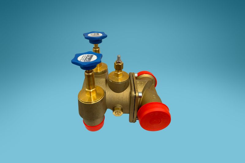 Uni-Ventilblock für Wasseraufbereitung, 2 3/8 Uni-Ventilblock für Wasseraufbereitung, 2 3/8" x 1 1/2", 150 mm