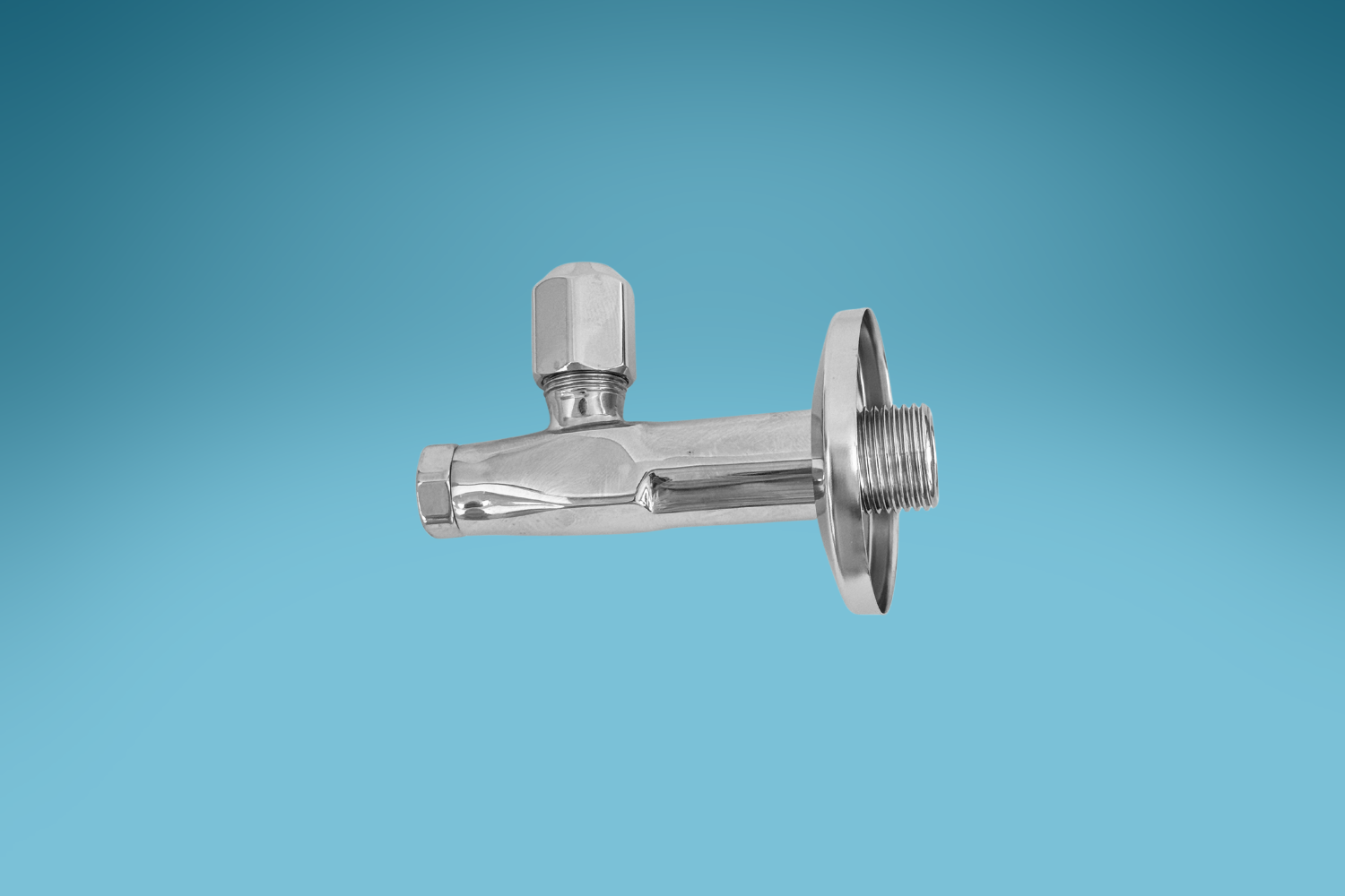 Eckventil 3/8" x 10, L 45 mm