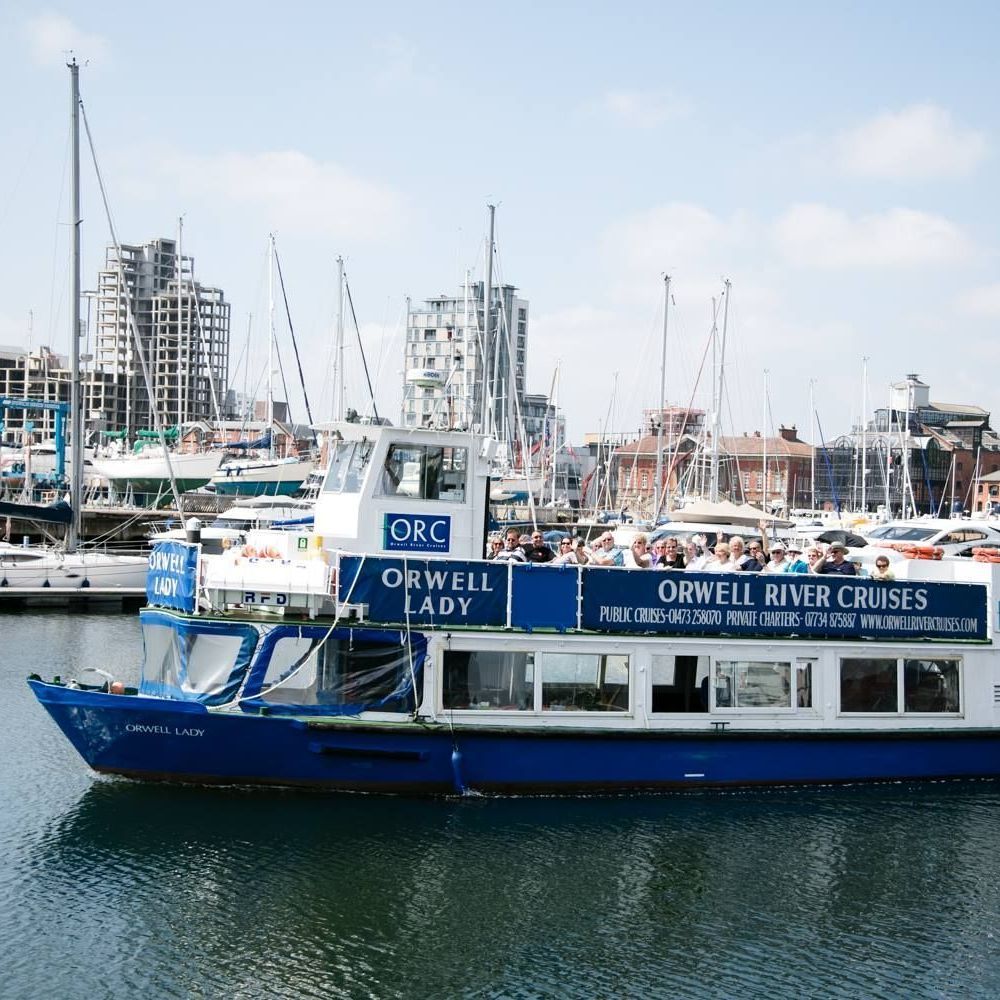 Friday 12th September - Two Hours Cruising along the River Orwell & Free Time in Ipswich