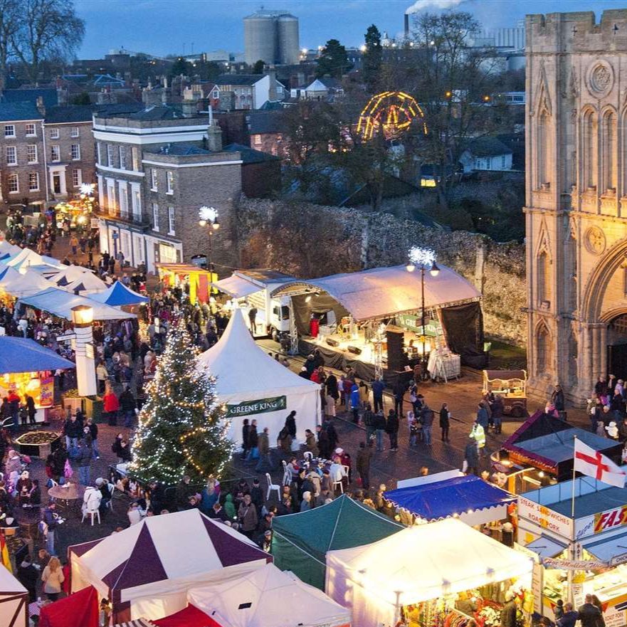 Thursday 27th November Bury St Edmunds at Christmas - St Edmundsbury Cathedral Christmas Market