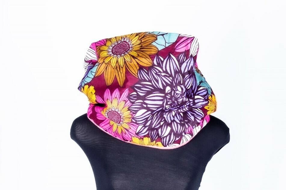 Snood: Pink Bouquet