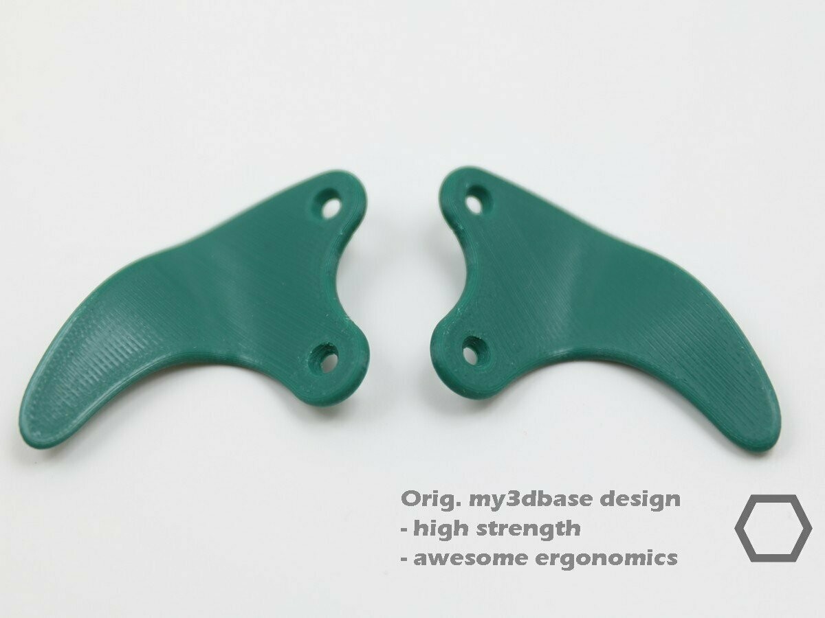 Orig. SHARK Paddle PS4 inkl. Schrauben 'Shark Teeth', Farbe: Turquoise