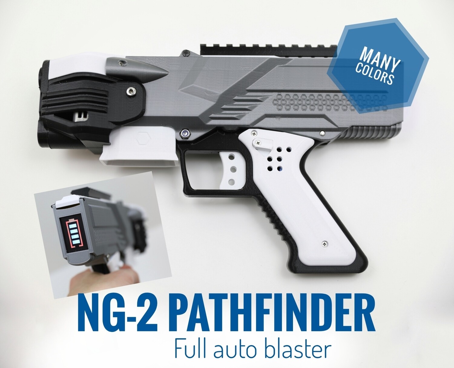 NG-2 'PATHFINDER' full auto nerf blaster