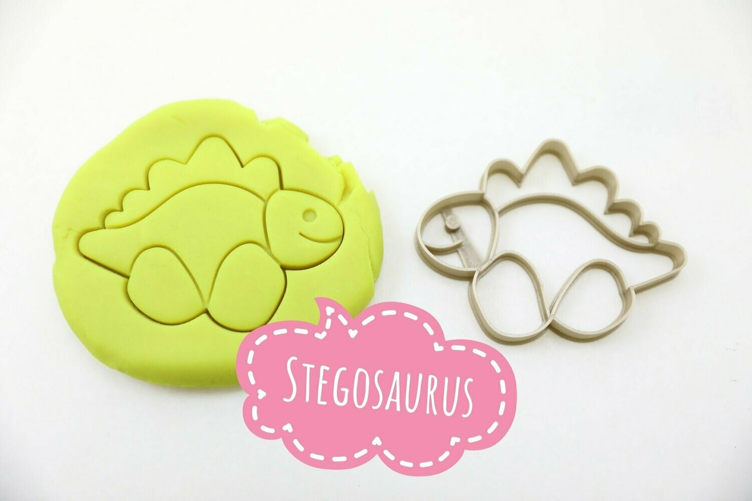 Keksstempel/Ausstechform Dinos ca. 8cm, Dinosaurier: Stegosaurs