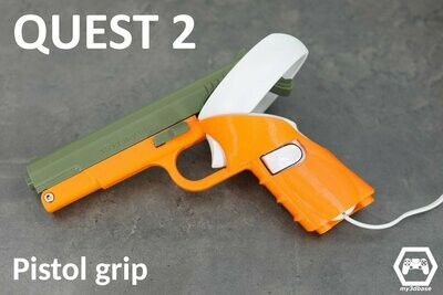 (Quest 2)1911 Colt Government inspired Pistol Grip for use with Oculus Touch Controllers