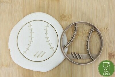 Keksstempel/Ausstechform Baseball ca.8cm