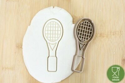 Keksstempel/Ausstechform Tennisschläger ca.8cm