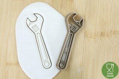 Werkzeug Schraubenschlüssel Keksstempel/Ausstechform ca.8cm
