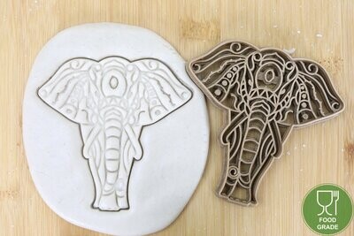 Keksstempel/Ausstechform Indischer Elefant ca.8cm