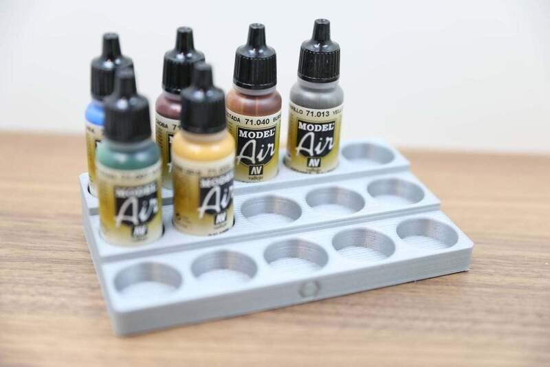 Paint Rack 26mm Vallejo for 15 bottles