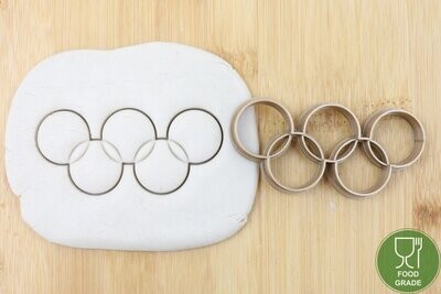 Keksstempel/Ausstechform Olympic ca.8cm