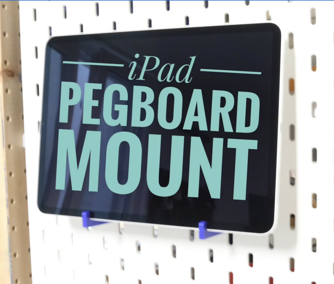 Ipad Halterung für das IKEA Pegboard orig. my3dbase