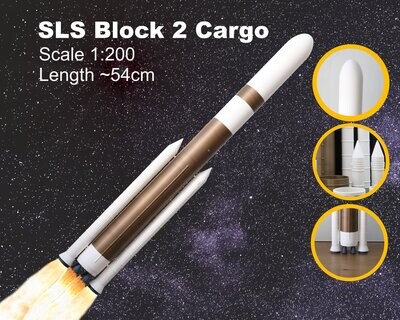 SLS block 2 cargo model kit scale 1:200 (length approx 600 mm)