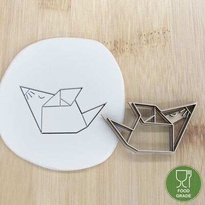 Keksstempel/Ausstechform Origami Maus ca.8cm