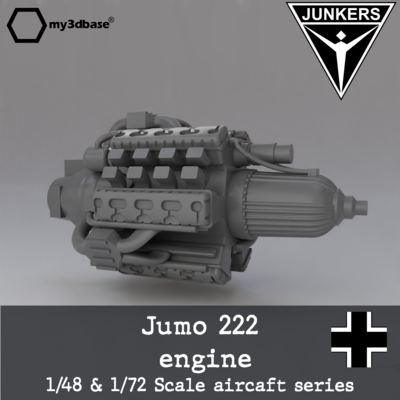 Jumo 222 E/F late war version 1:48 or 1:72