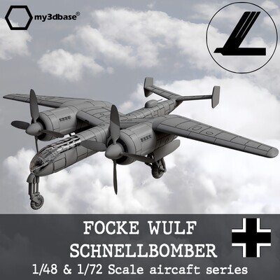 Focke Wulf Schnellbomber model kit