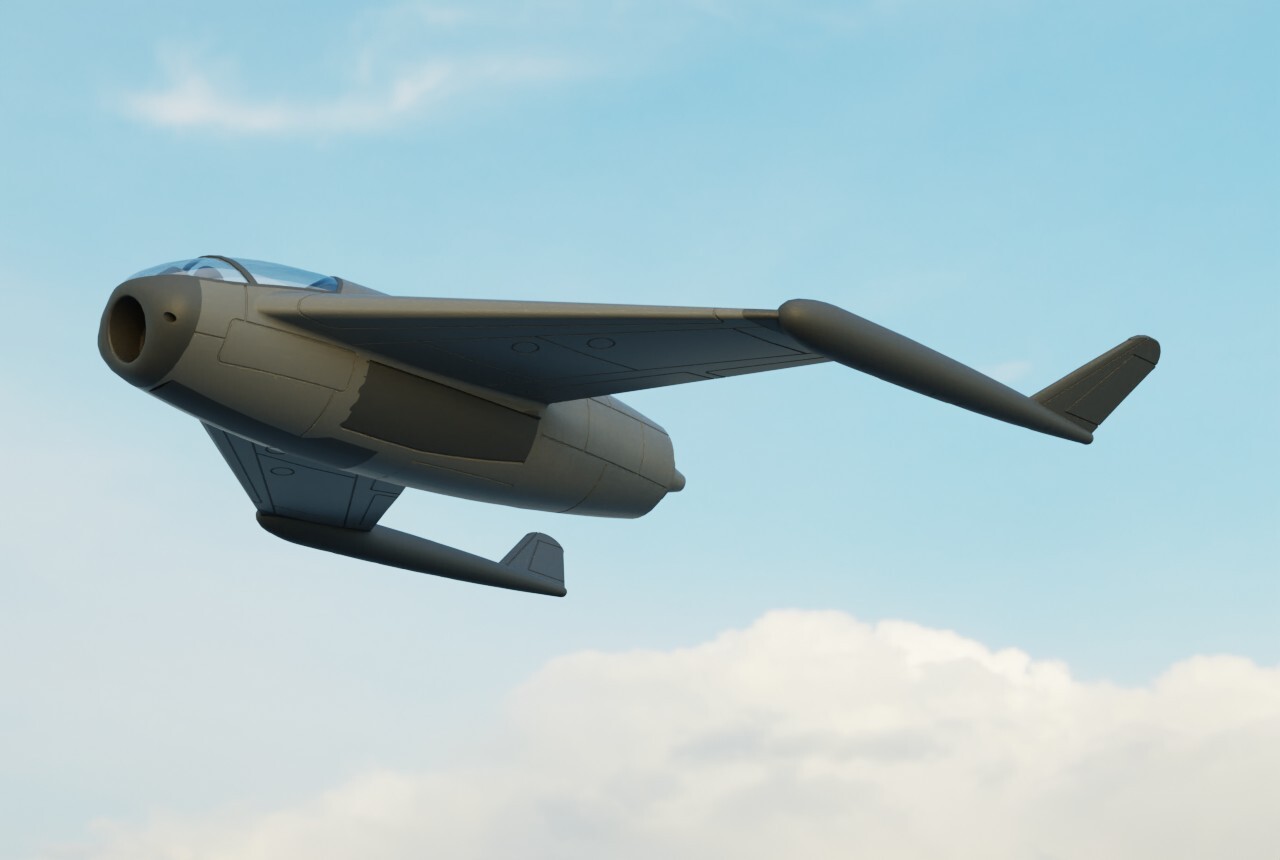 DVL 'Jäger' with HeS011 model kit scale 1:48 or 1:72.