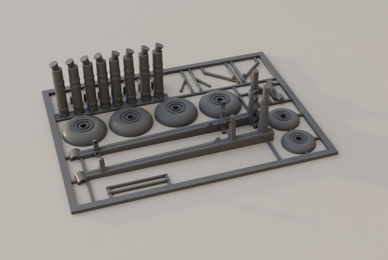 Rocket dolly with 8 Schmidding rockets
