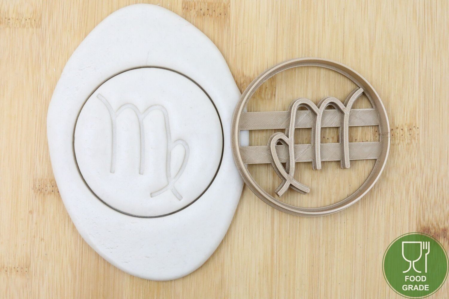 12 Sternzeichen Virgo Plätzchen Ausstechform Keksausstecher Fondant ca.8cm