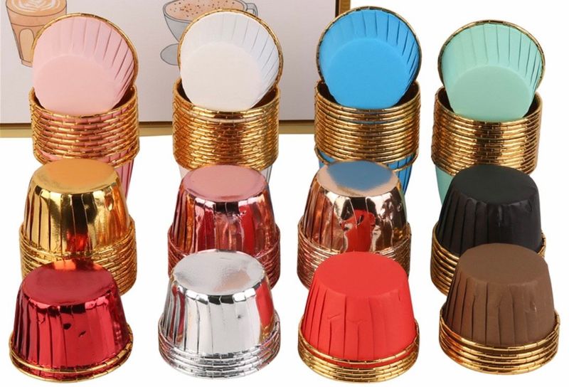 50st Einweg Bunte Muffinbecher Kuchenbecher,Hitzebeständige, Cupcake-Formen,,Hochzeit,Geburtstag,Weihnachten Bäckerei Konditorei 50st Einweg Bunte Muffinbecher Kuchenbecher,Hitzebeständige, Cupcake-Formen,,Hochzeit,Geburtstag,Weihnachten Bäckerei Konditorei