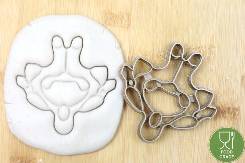 Axis vertebra Keksausstecher Plätzchen und Fondant ca.8cm Axis vertebra Keksausstecher Plätzchen und Fondant ca.8cm