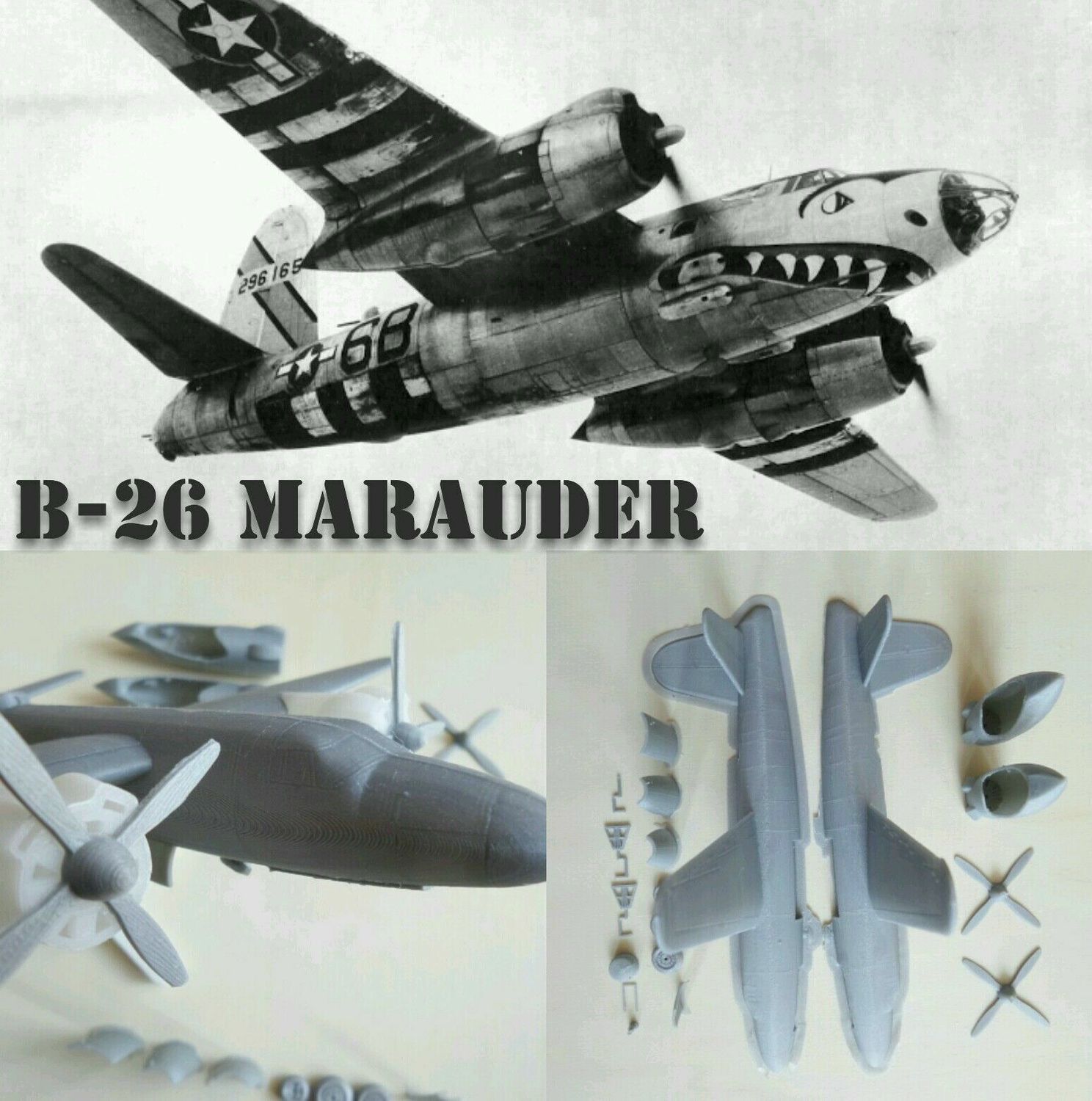 B-26 Marauder WW2 Kit Bausatz 1:87