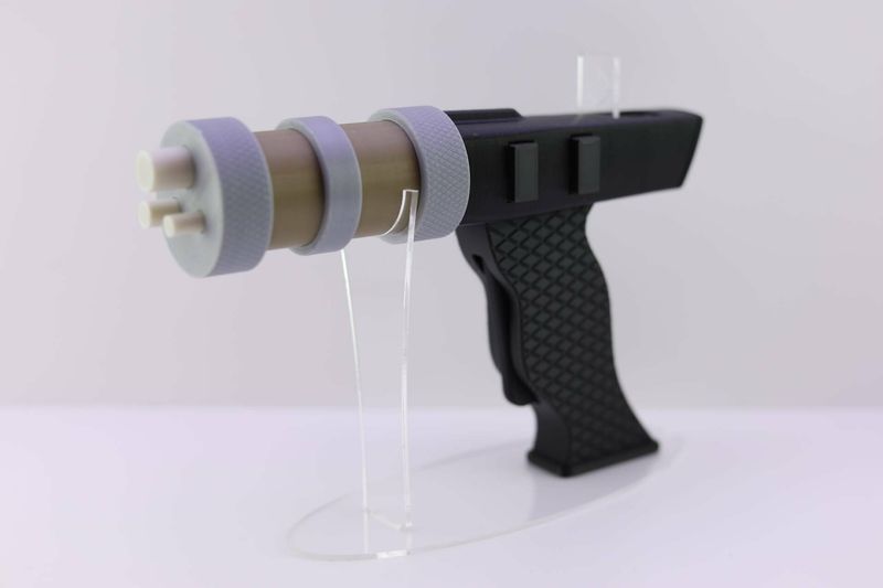 Cage phaser/ laser with optional sound module: 3D printed kit laser from  Cage phaser/ laser with optional sound module: 3D printed kit laser from "The Cage", Star Trek's first pilot film