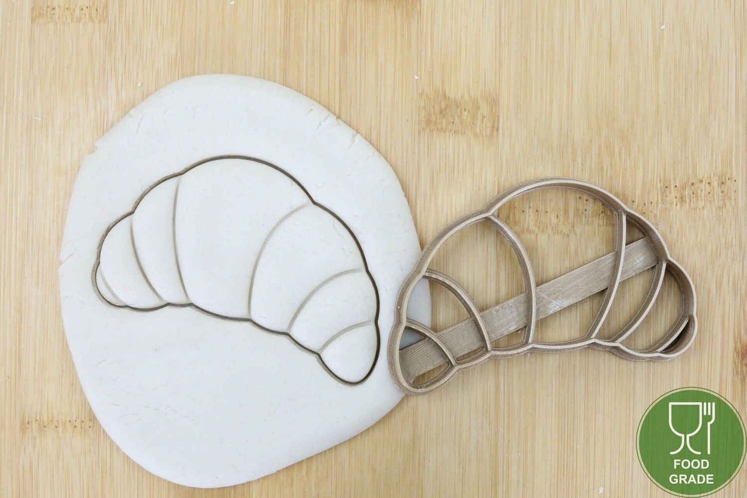 Croissant Keksstempel/Ausstechform ca.8cm
