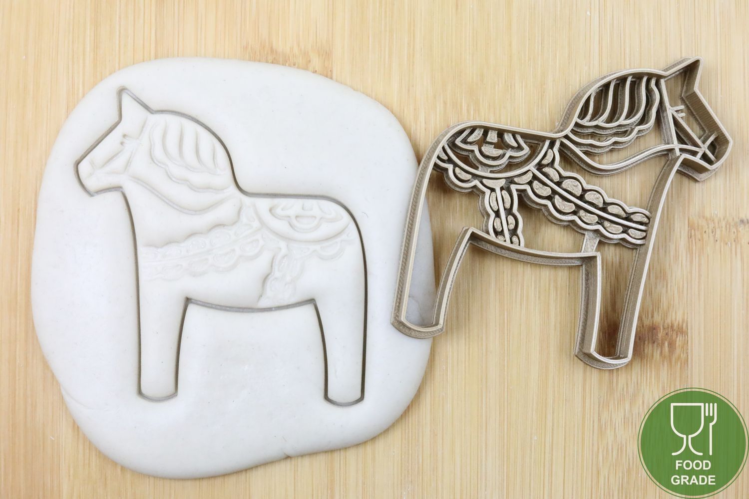 Dalapferd Plätzchen Ausstechform Keksausstecher Fondant ca.8cm