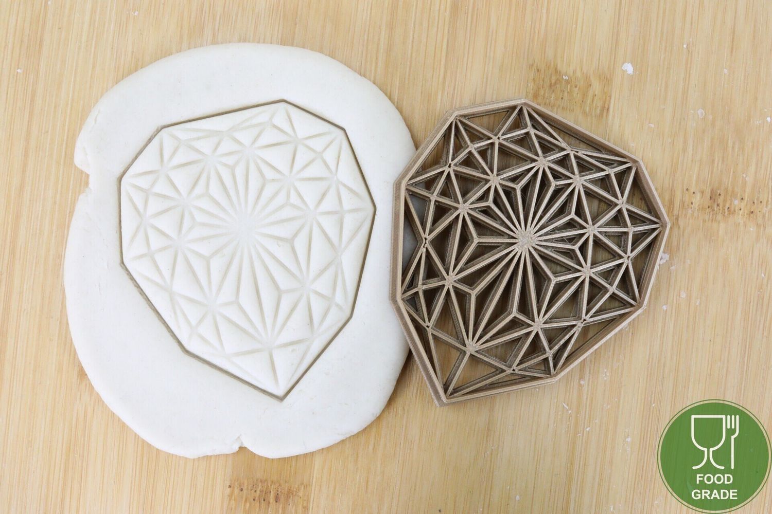 Diamant Herz Plätzchen Ausstechform Keksausstecher Fondant ca.8cm