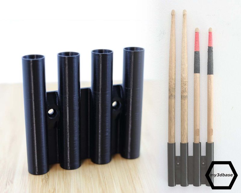 Drumstick Wandhalertung, many sizes and colors Drumstick Wandhalertung, many sizes and colors