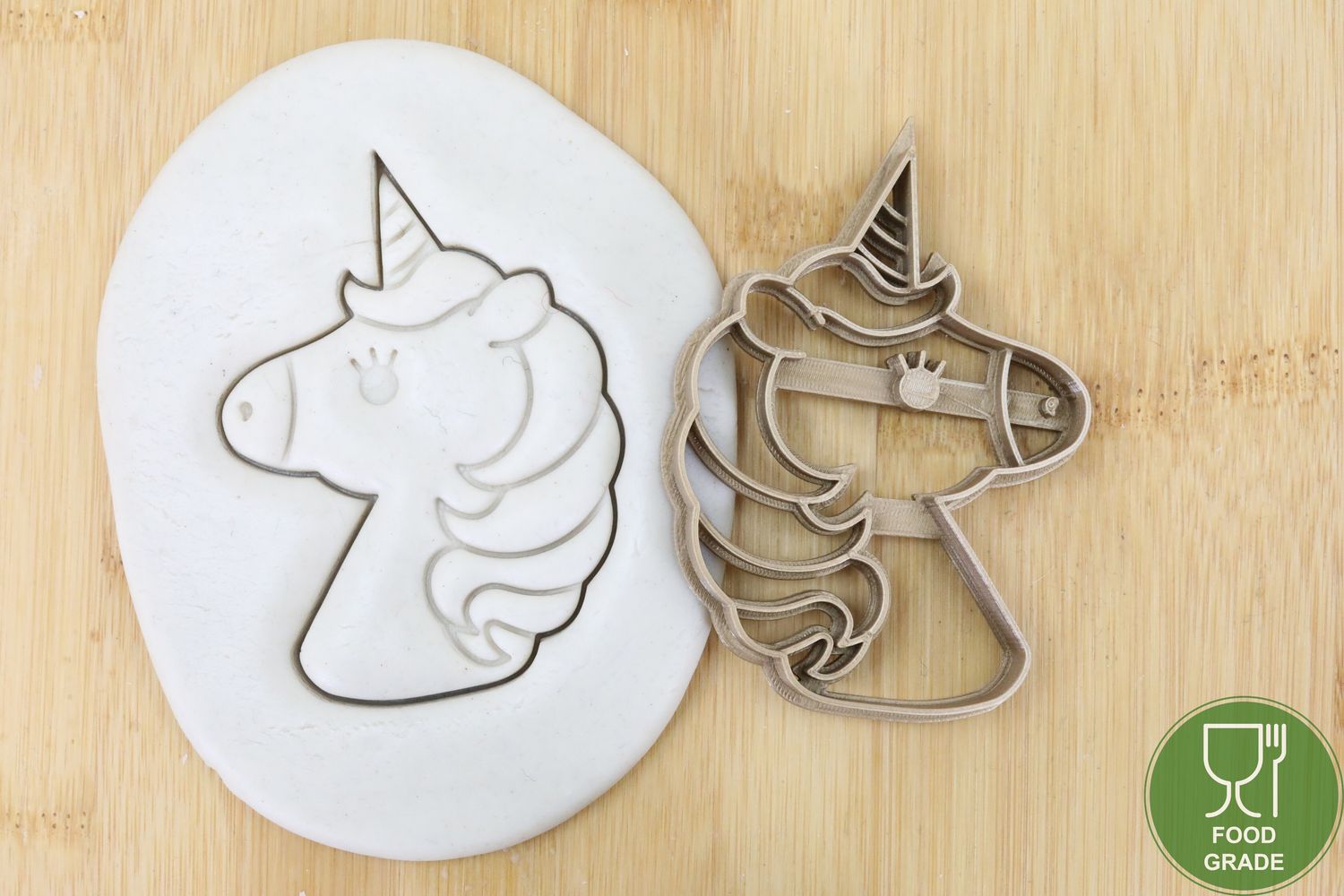 Einhorn Kopf Keksstempel/Ausstechform ca.8cm