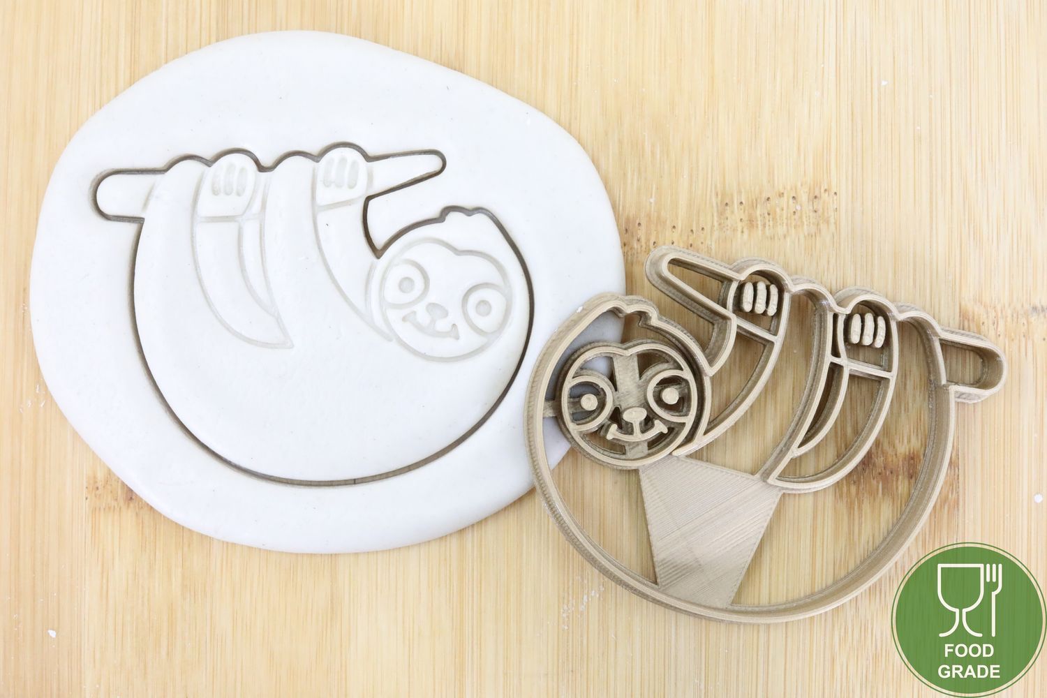 Faultier Plätzchen Ausstechform Keksausstecher Fondant ca.8cm