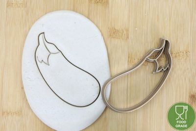 Gemüse Aubergine Keksstempel/Ausstechform ca.8cm