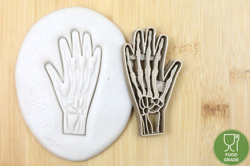 Handknochen Keksausstecher Plätzchen und Fondant ca.8cm Handknochen Keksausstecher Plätzchen und Fondant ca.8cm