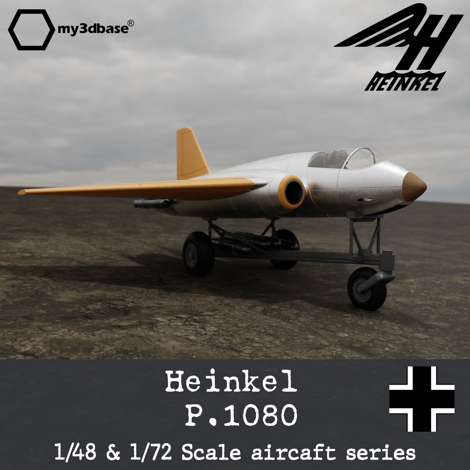 Heinkel P.1080 model kit scale 1:48 or 1:72