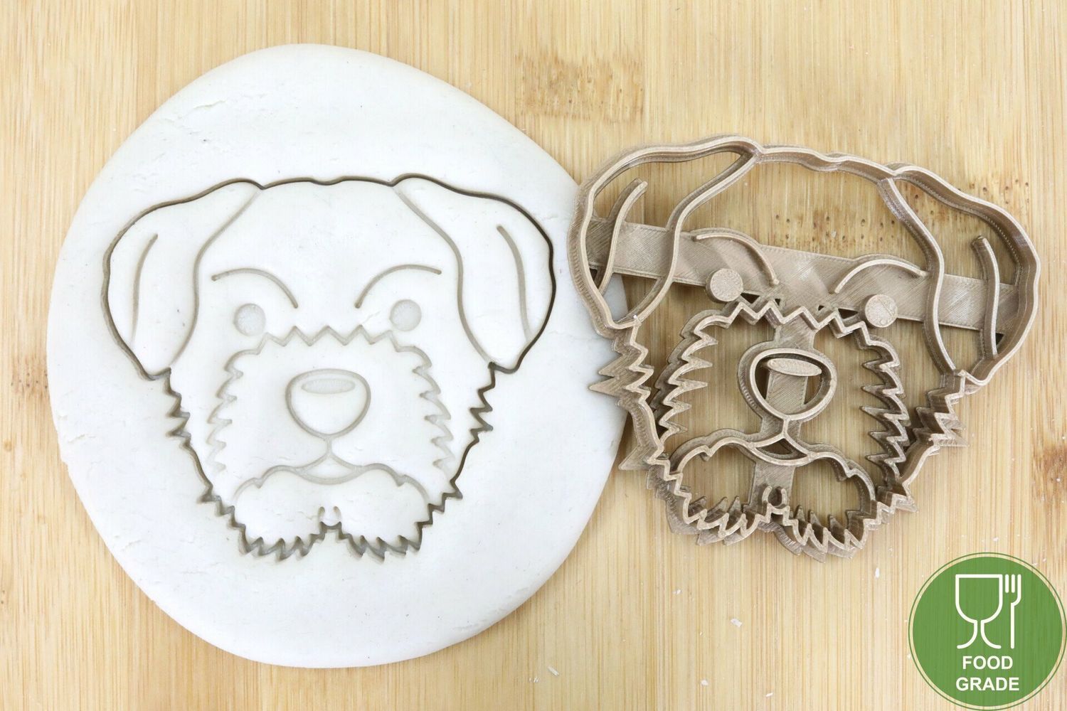Hund Keksstempel/Ausstechform Border terrier ca.8cm