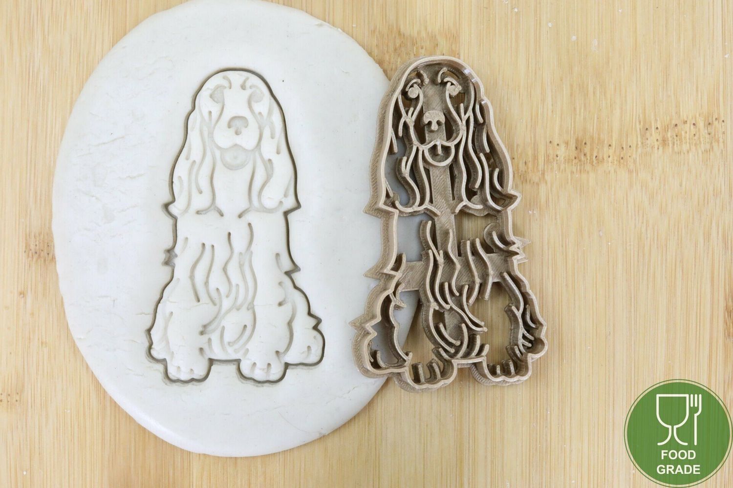 Hund Keksstempel/Ausstechform Cocker Spaniel ganz ca.8cm