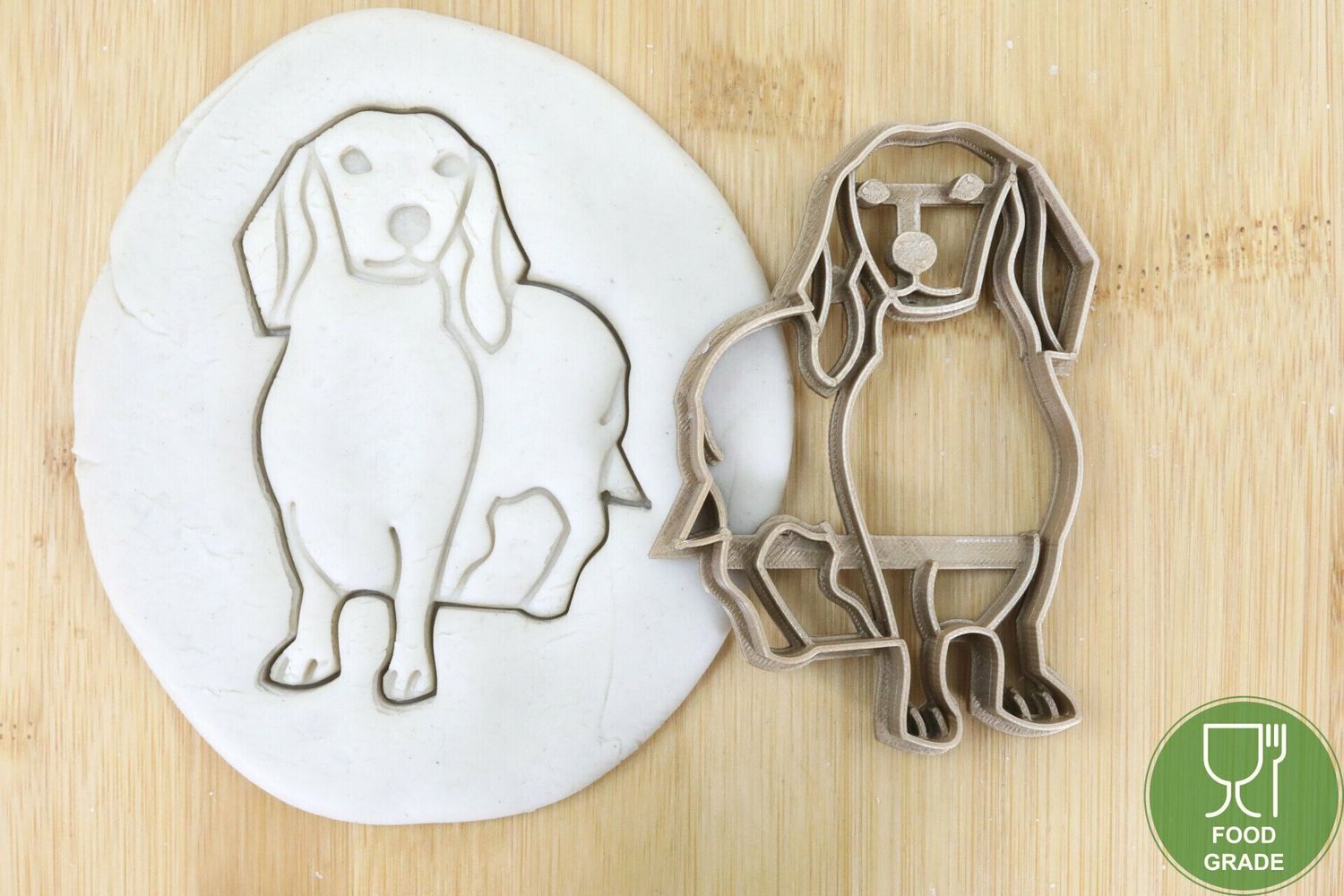 Hund Keksstempel/Ausstechform Dachshund ganz ca.8cm
