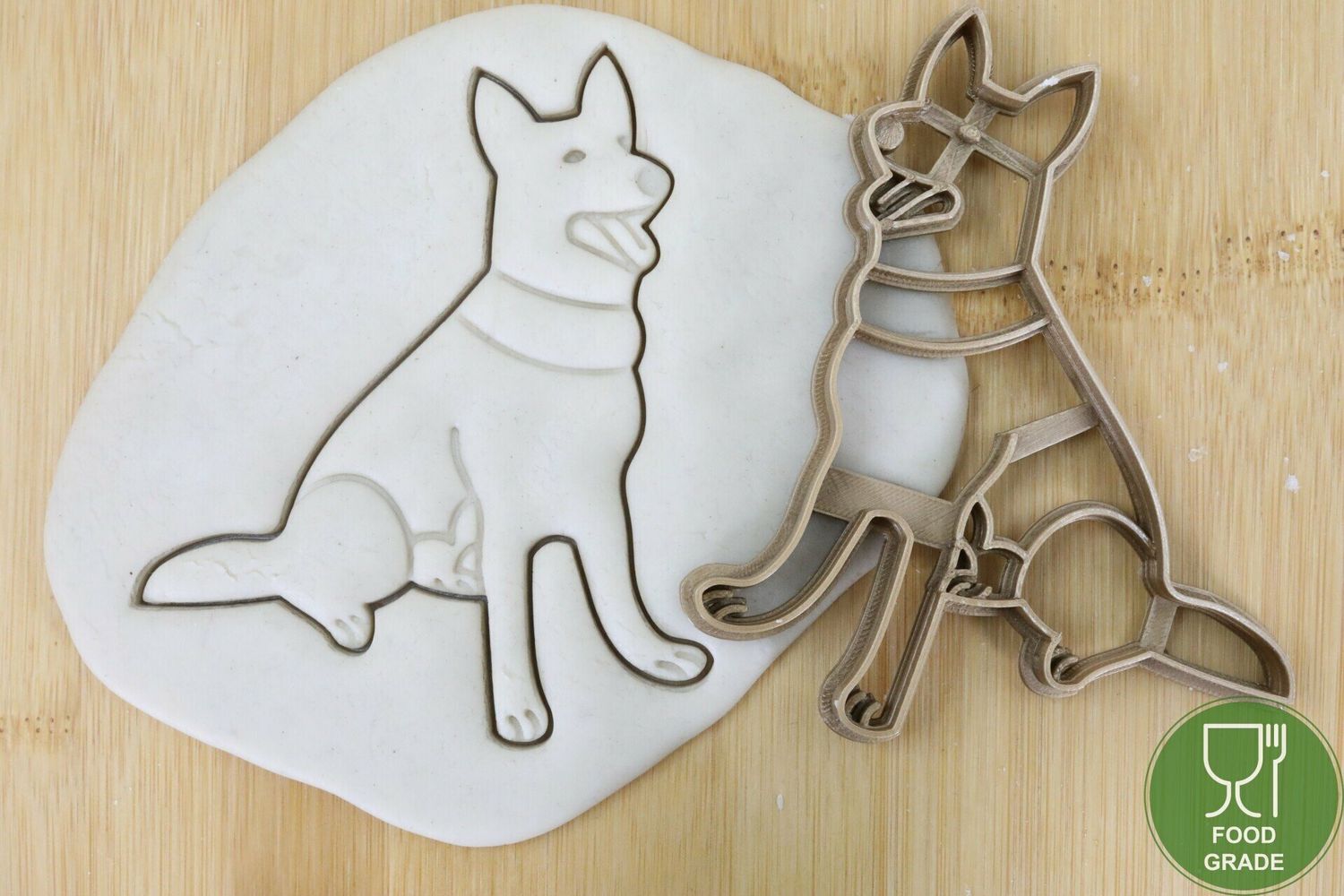 Hund Keksstempel/Ausstechform Deutscher Schäferhund ganz ca.8cm