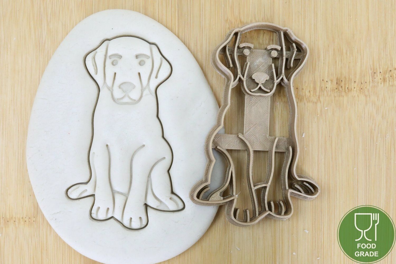 Hund Keksstempel/Ausstechform Gold Retriever ganz ca.8cm