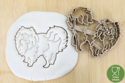 Hund Keksstempel/Ausstechform Pomeranian ganz ca.8cm Hund Keksstempel/Ausstechform Pomeranian ganz ca.8cm