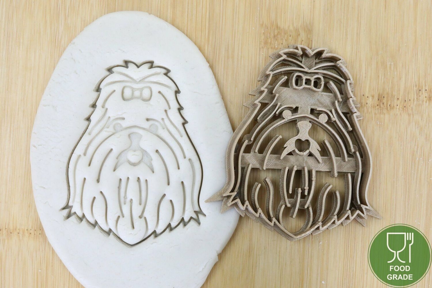 Hund Keksstempel/Ausstechform Shih Tzu  ca.8cm